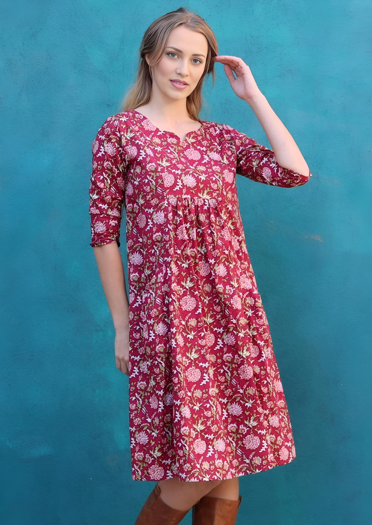 Tilda Dress Cranberry