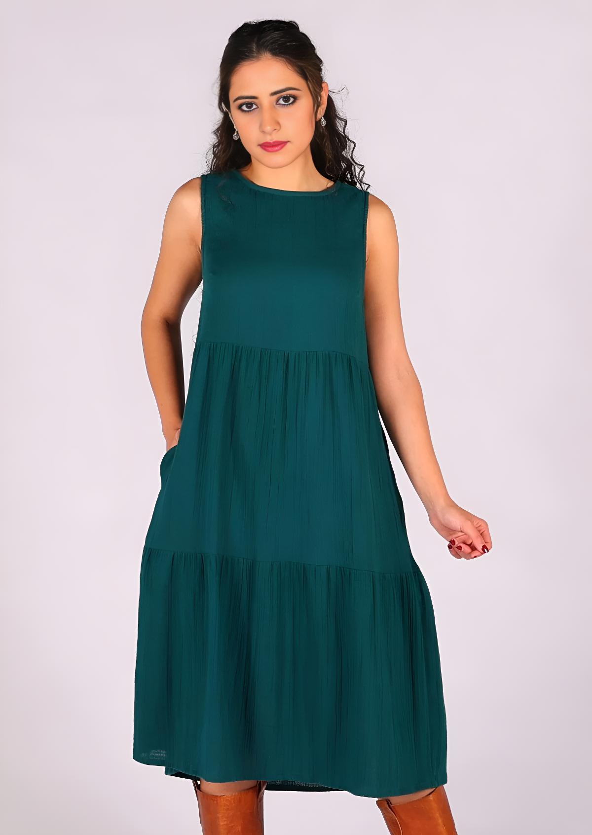 Tully Dress Deep Teal