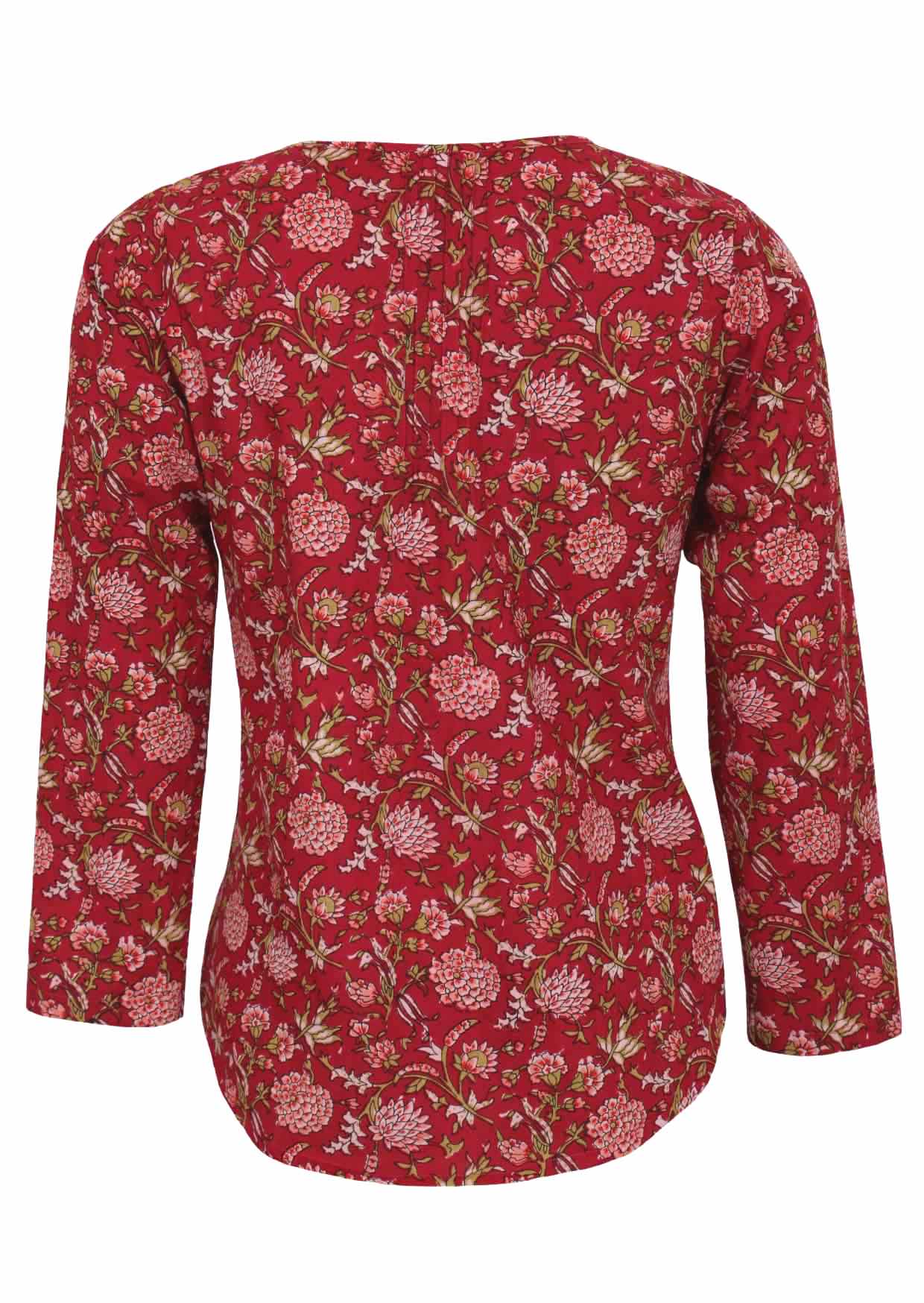 Tulsi Long Sleeve Top Cranberry