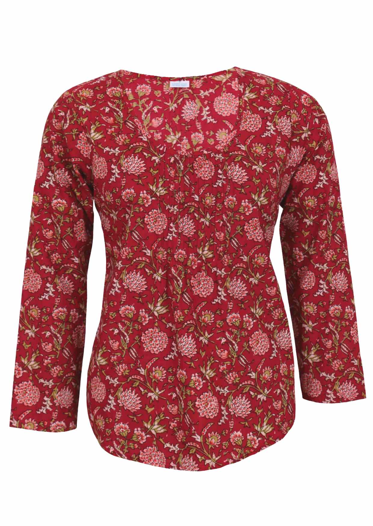 Tulsi Long Sleeve Top Cranberry