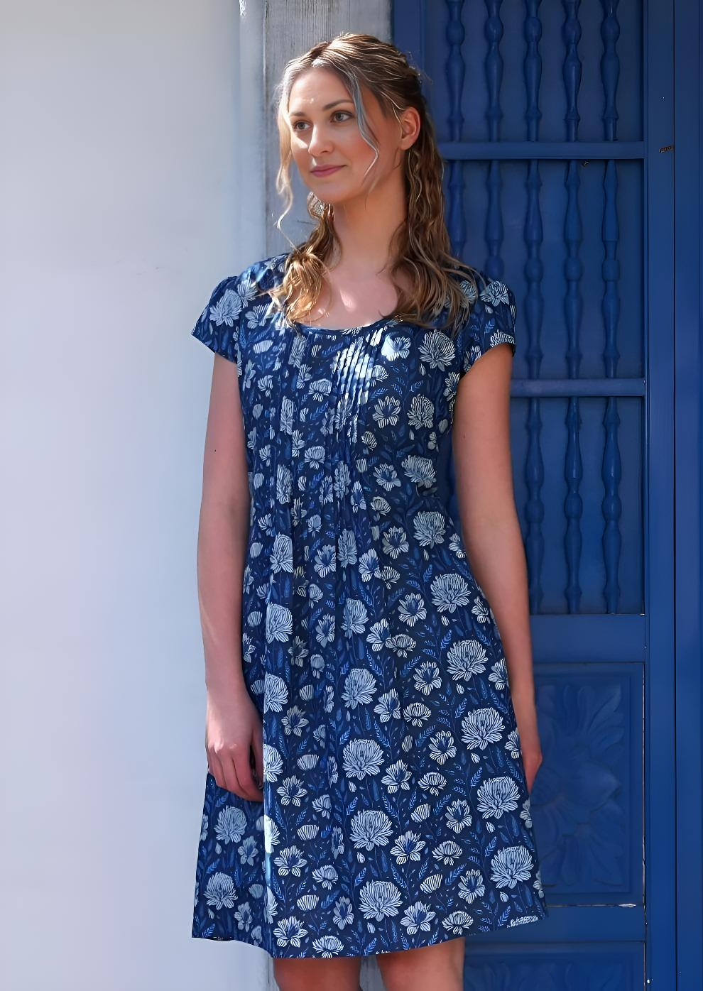 Tulsi Dress Blue Meadow