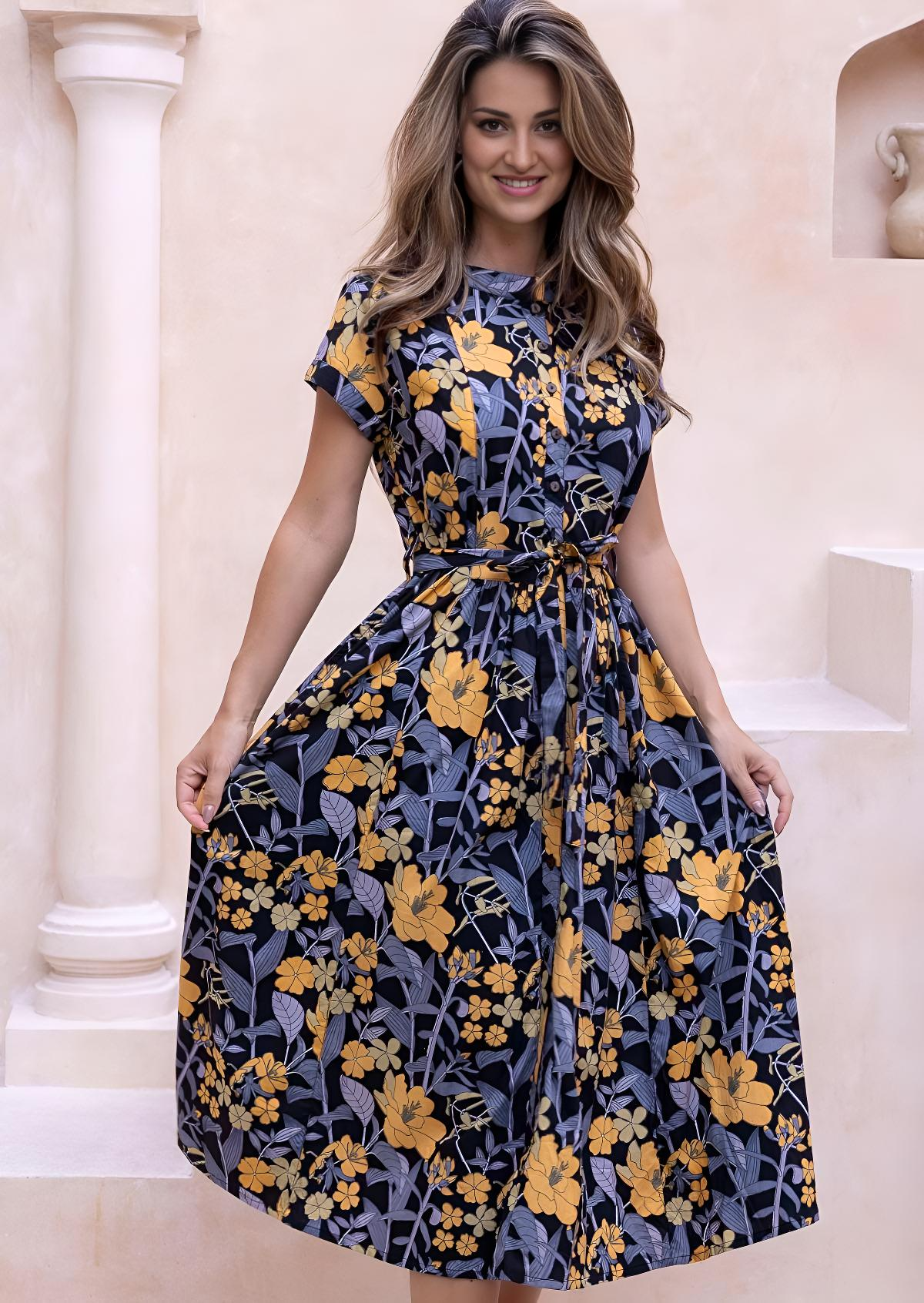 Vivien Dress Night Shade