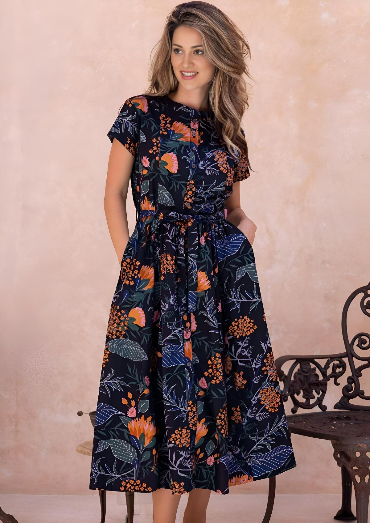 Vivien Dress Queen Protea