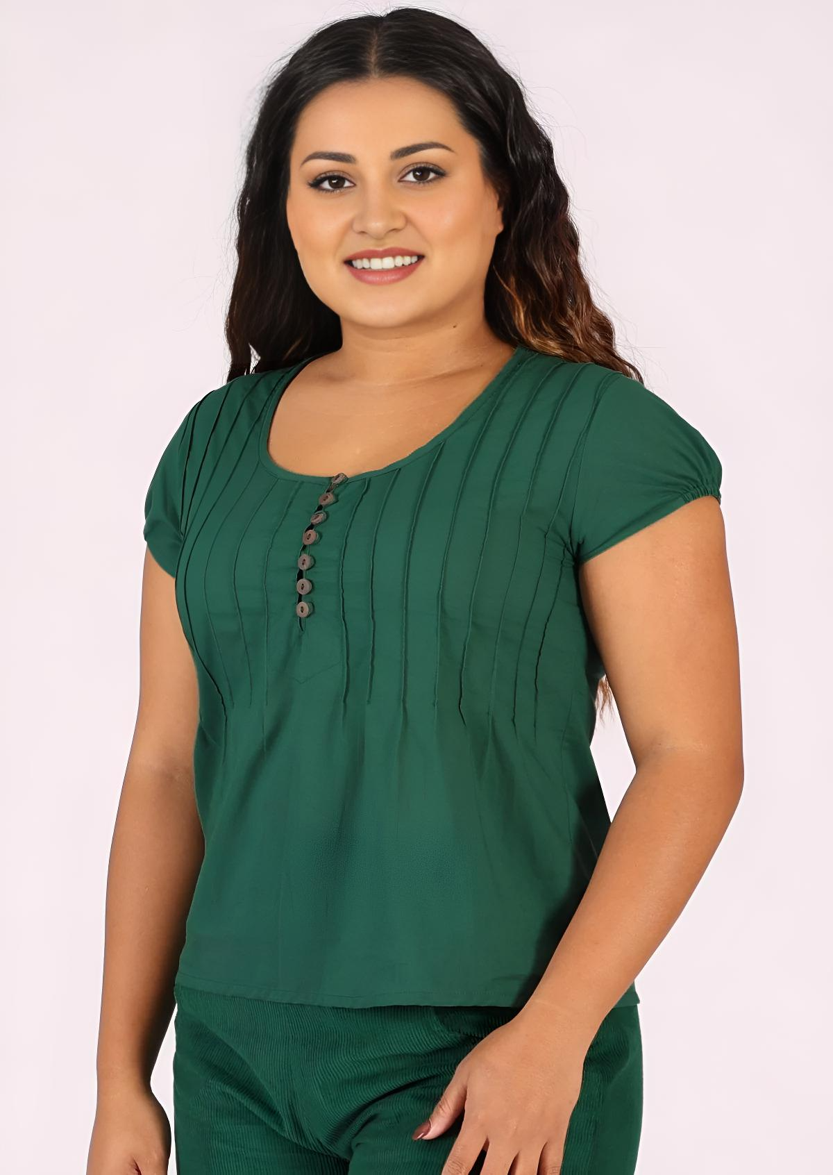 Yasmin Top Hunter Green