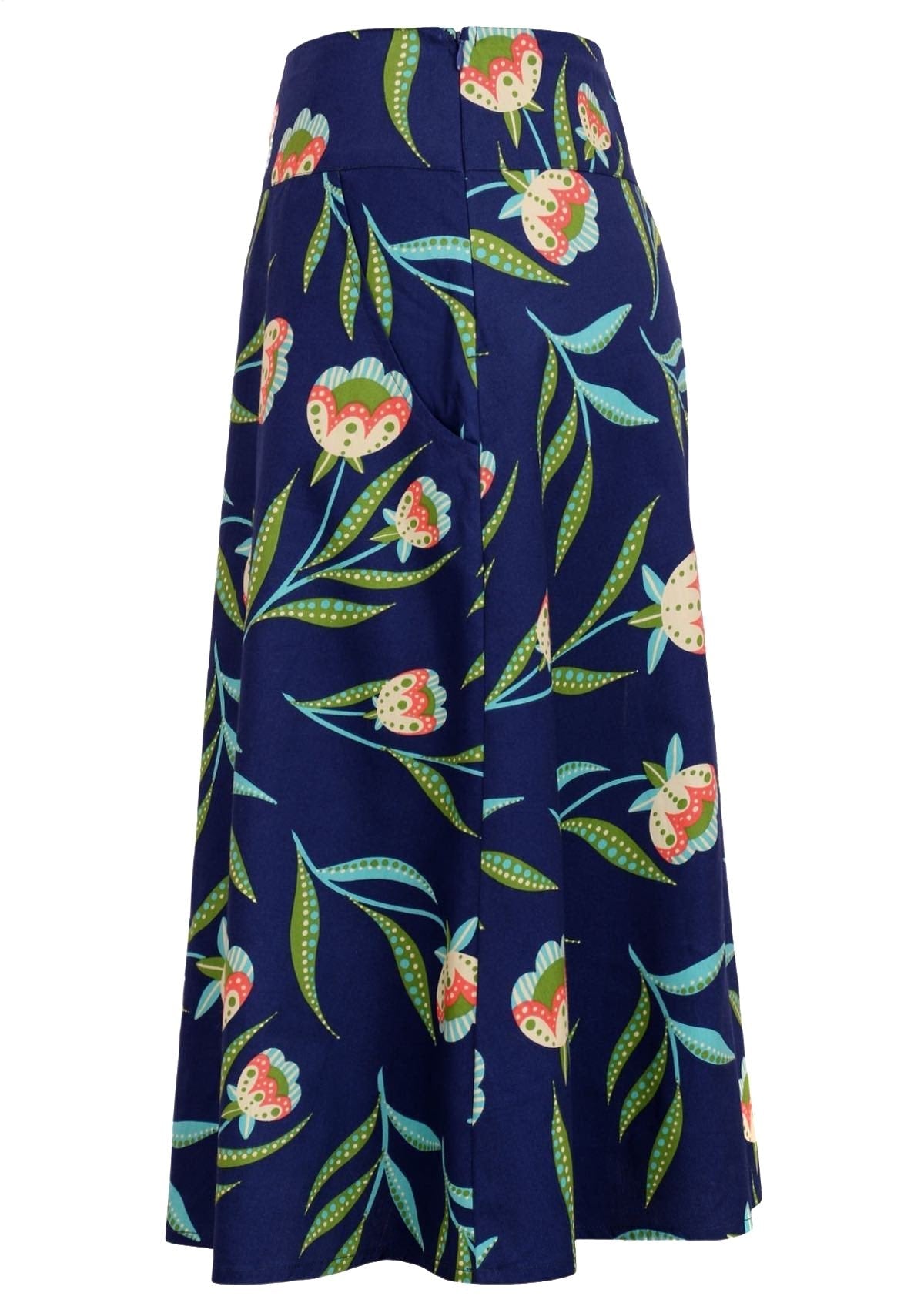 Mannequin side of skirt.