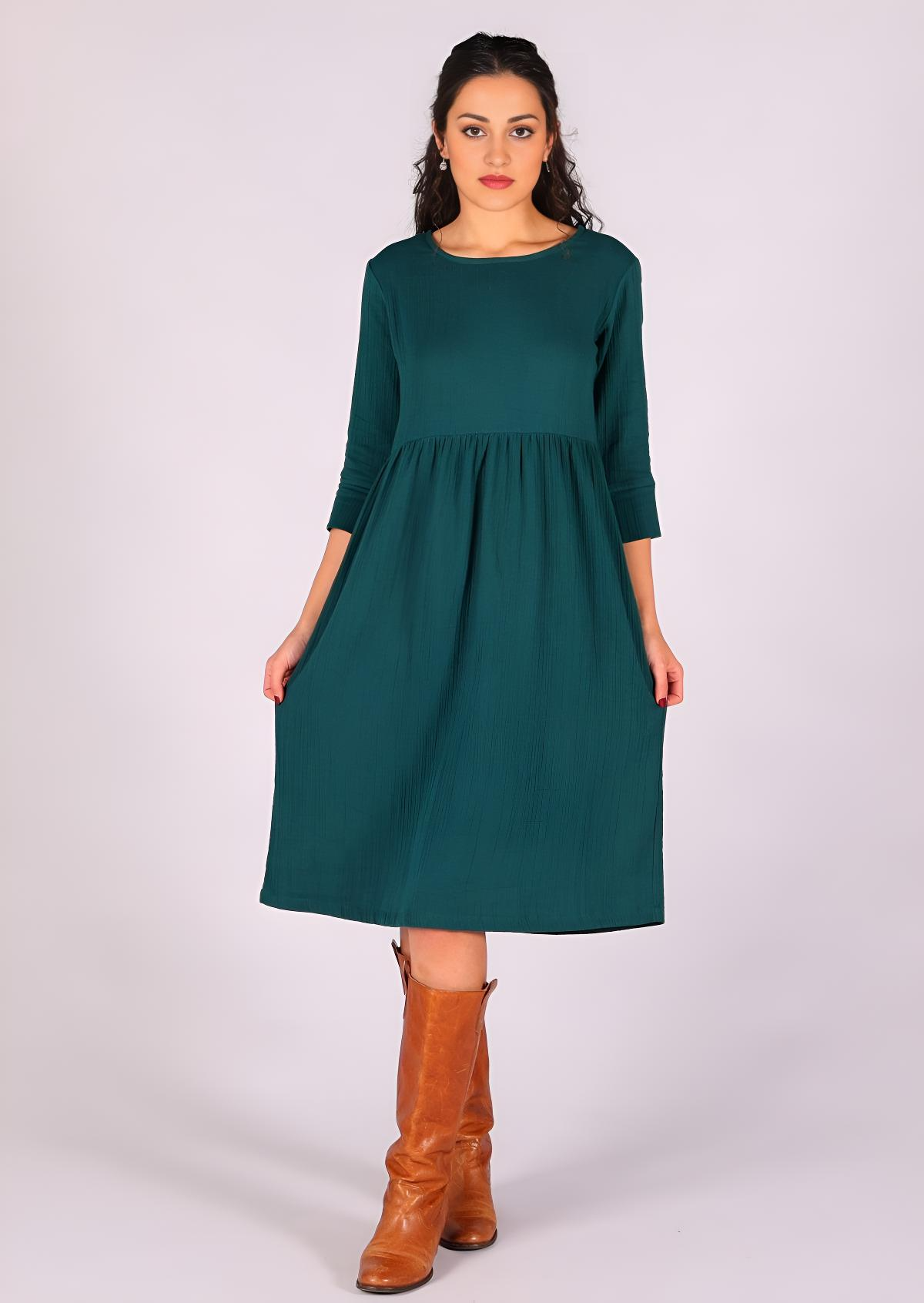 Zoey Dress Teal