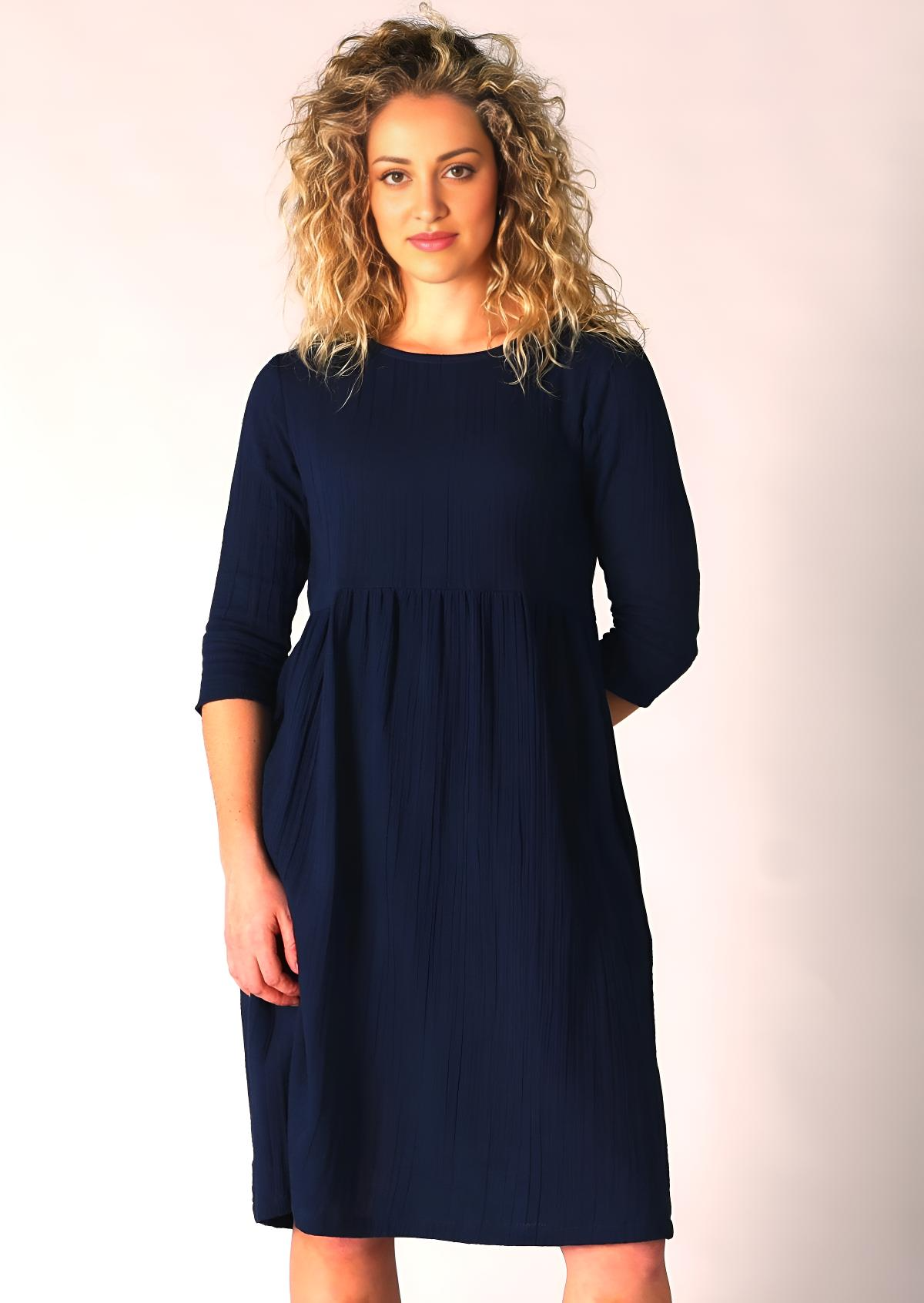 Zoey Dress Navy