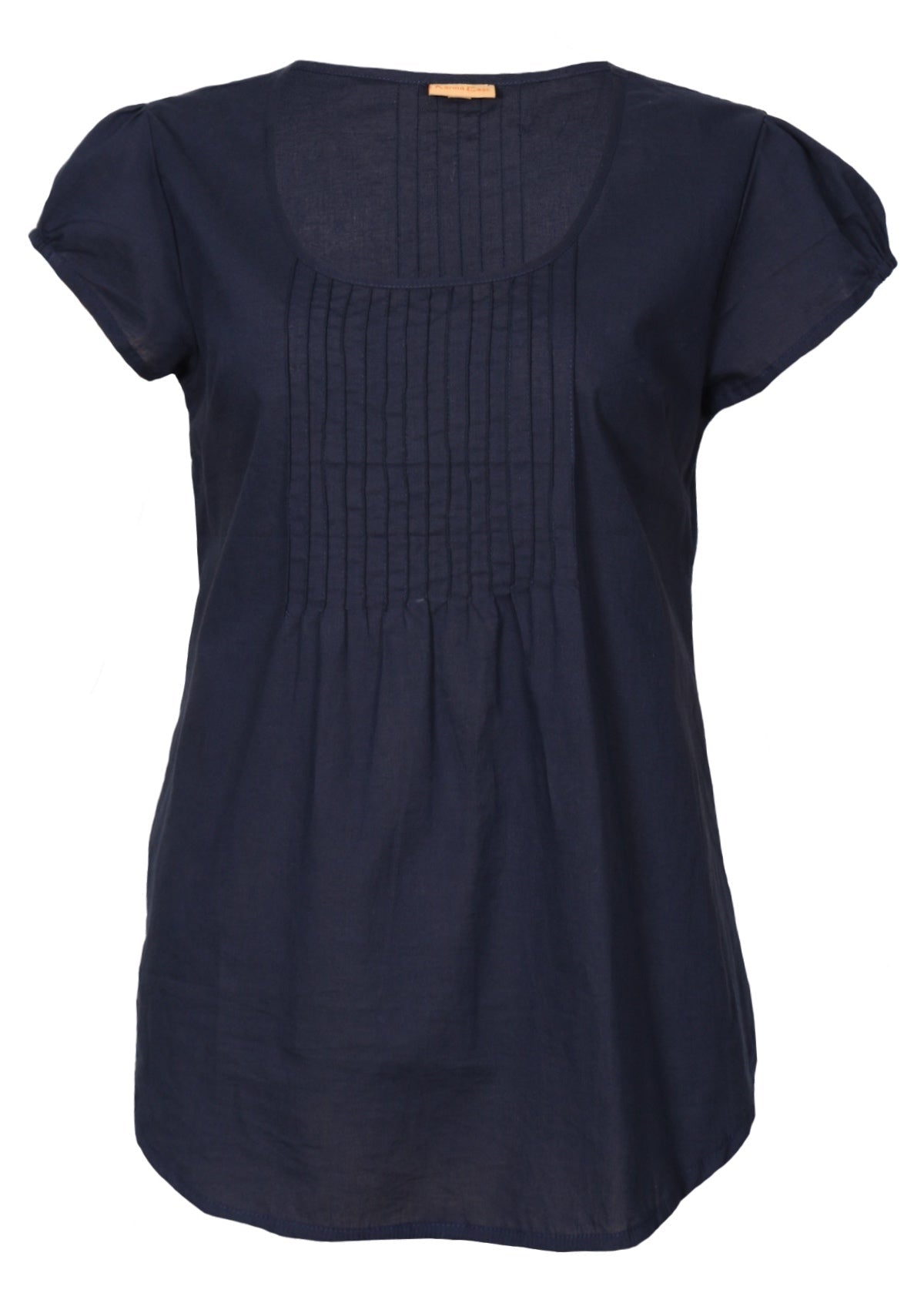 100% cotton women's top navy