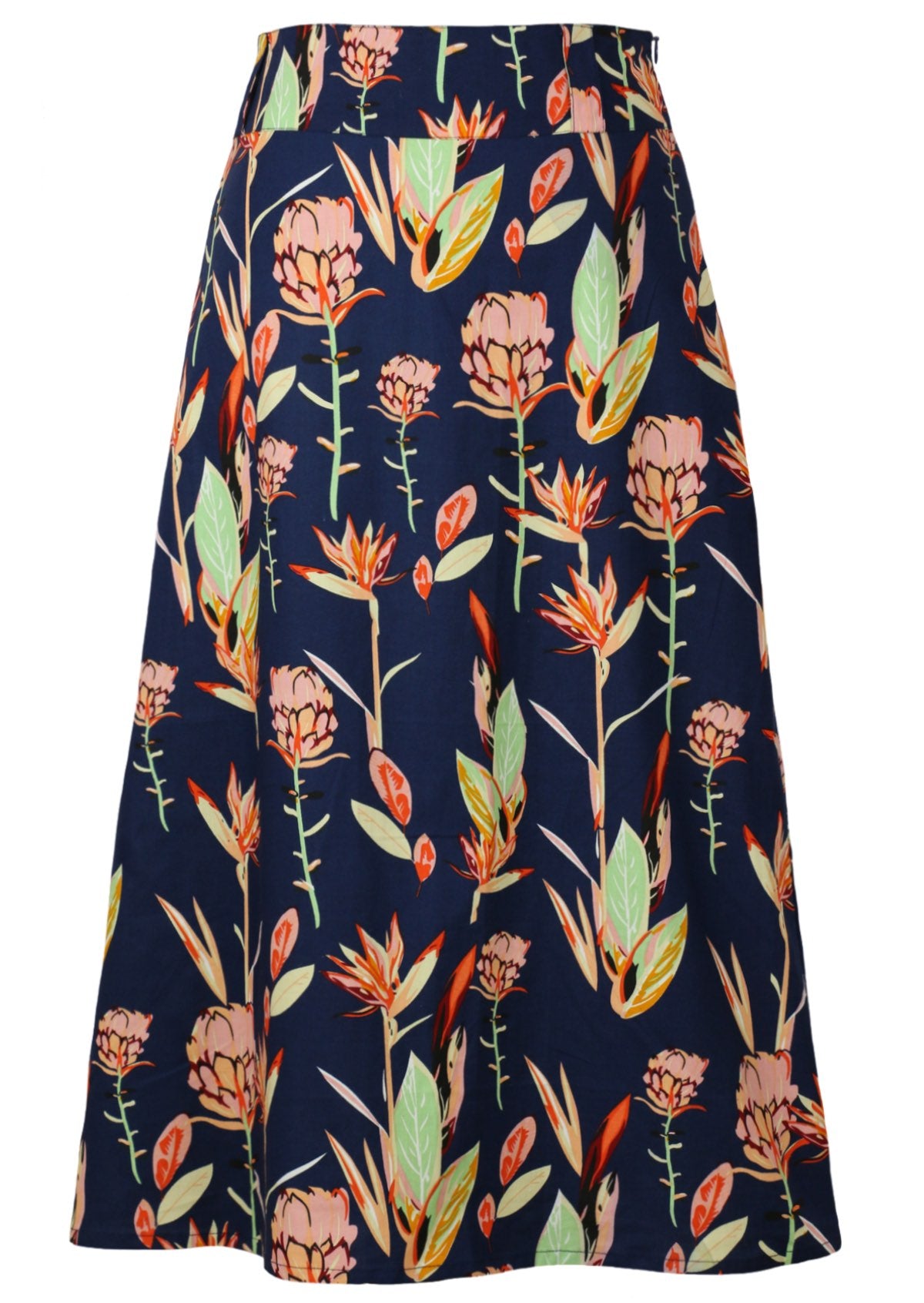 Belt Loop Skirt Bird of Paradise