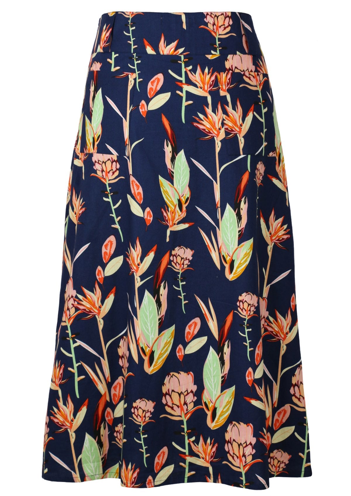 Belt Loop Skirt Bird of Paradise