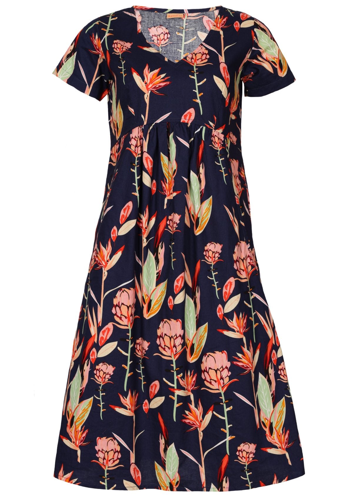 Etta Dress Bird of Paradise