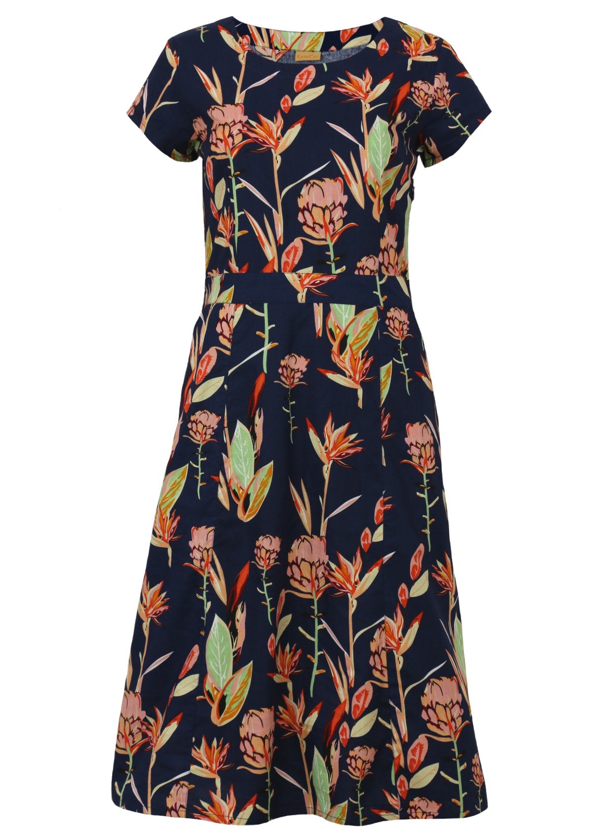 Nina Dress Bird of Paradise