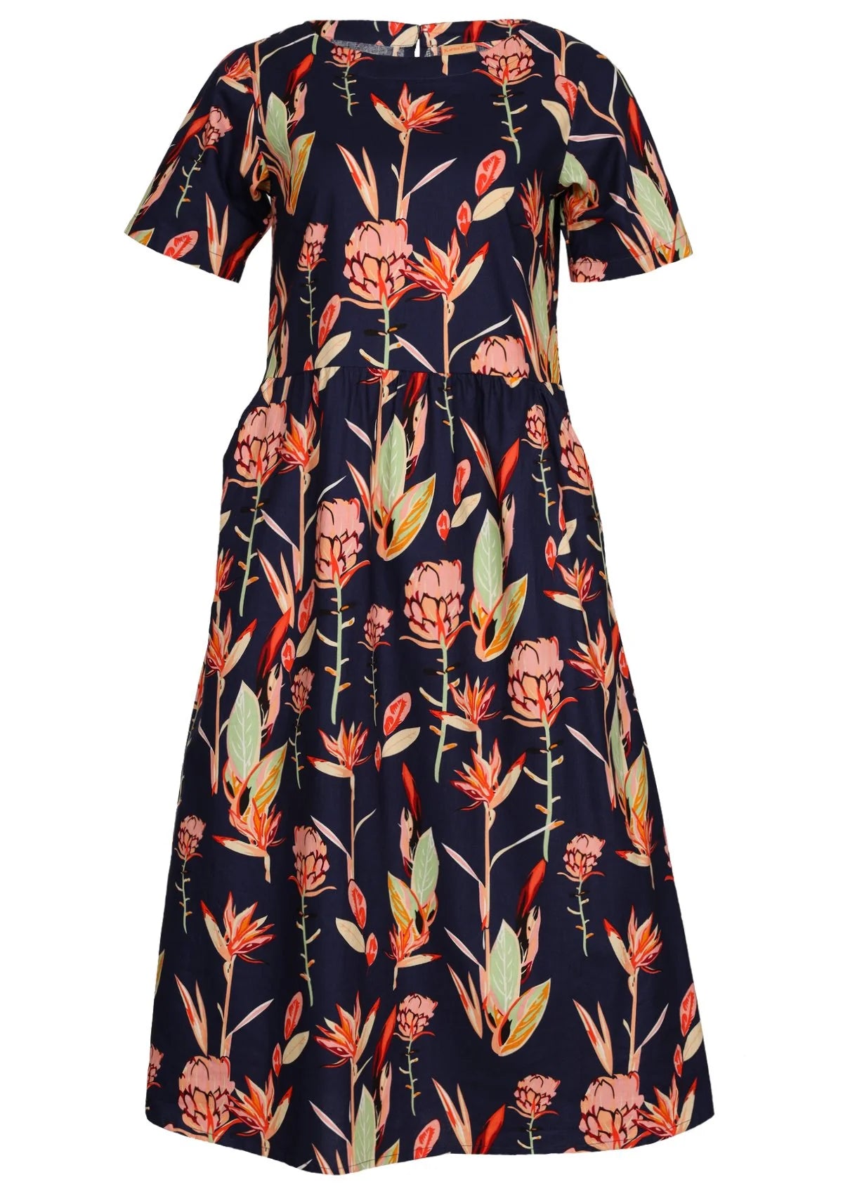 Maddison Dress Bird of Paradise