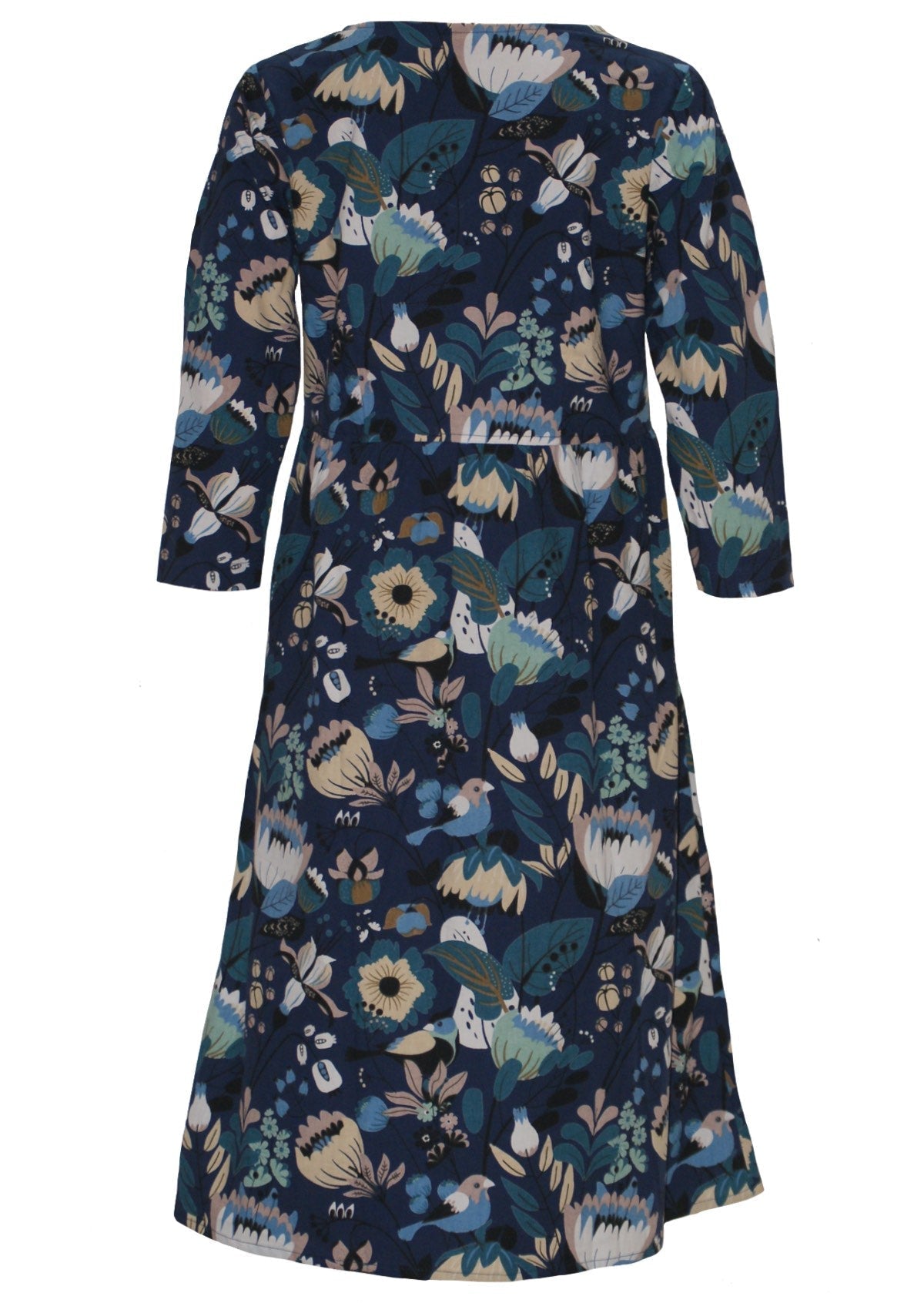 back view knee length cotton dress