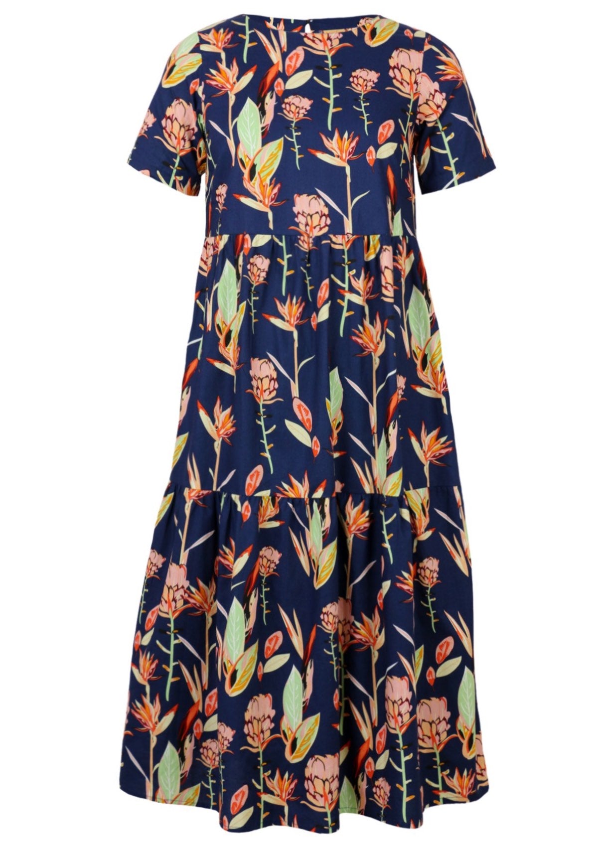 Claudia Dress Bird of Paradise