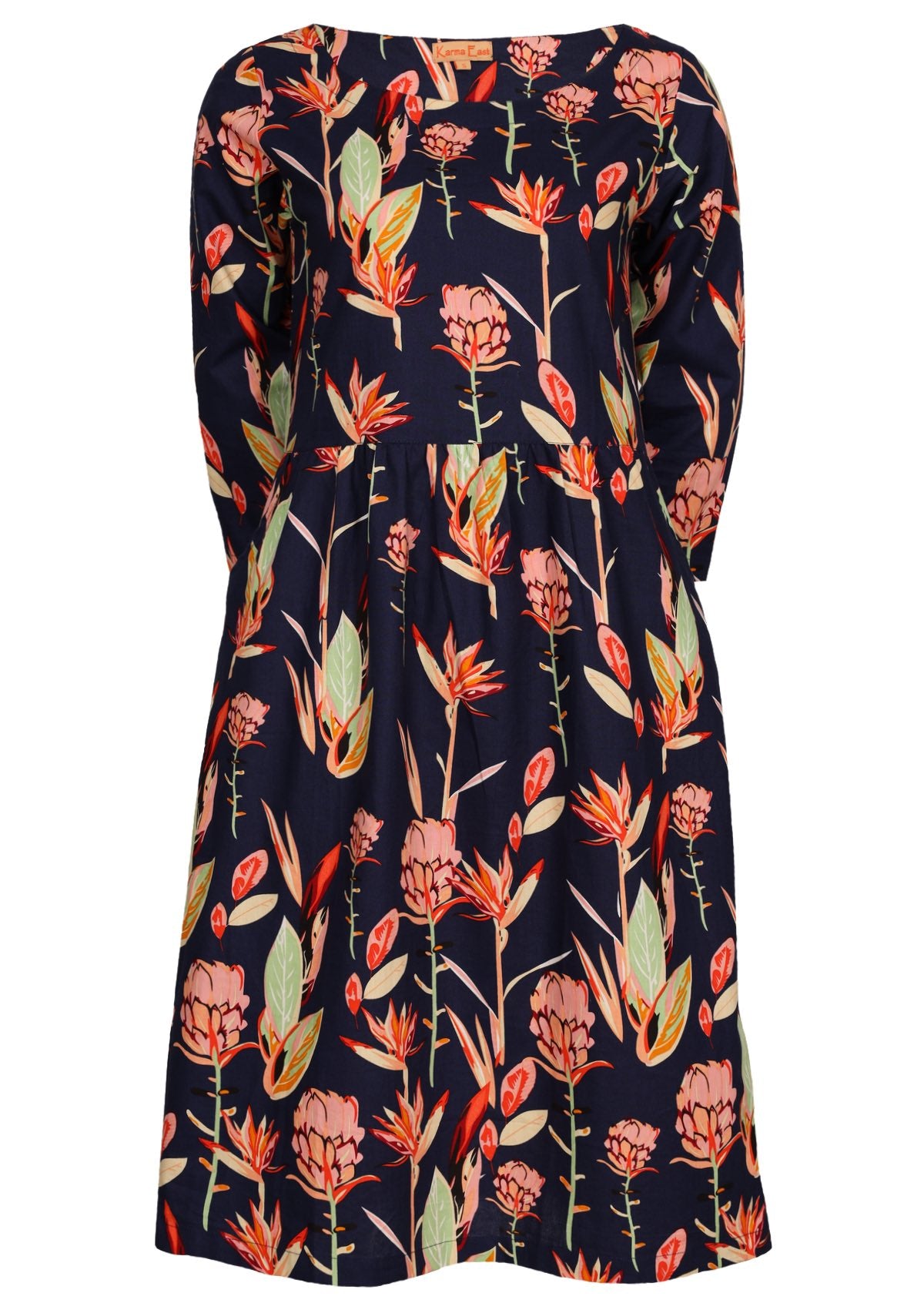 Avery Dress Bird of Paradise