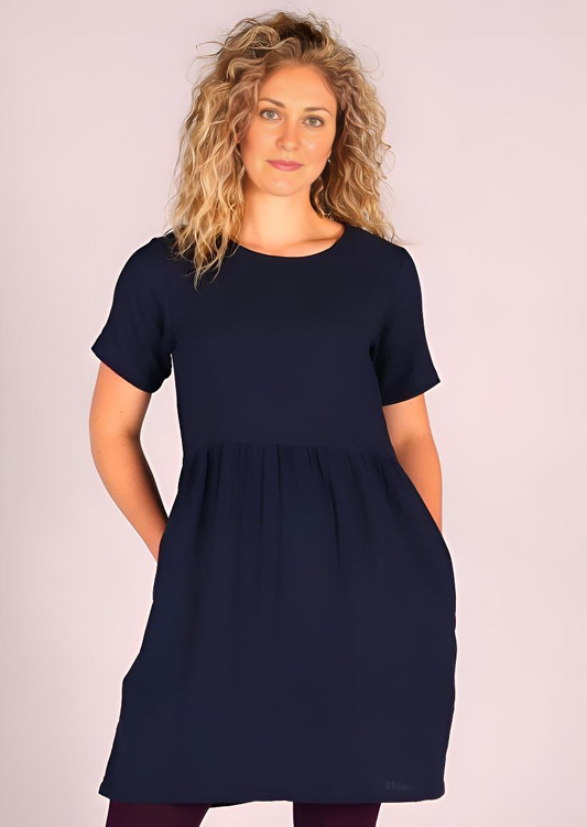 Mabel Dress Navy