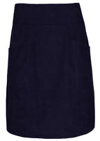 Aalia Skirt Corduroy Maritime Blue