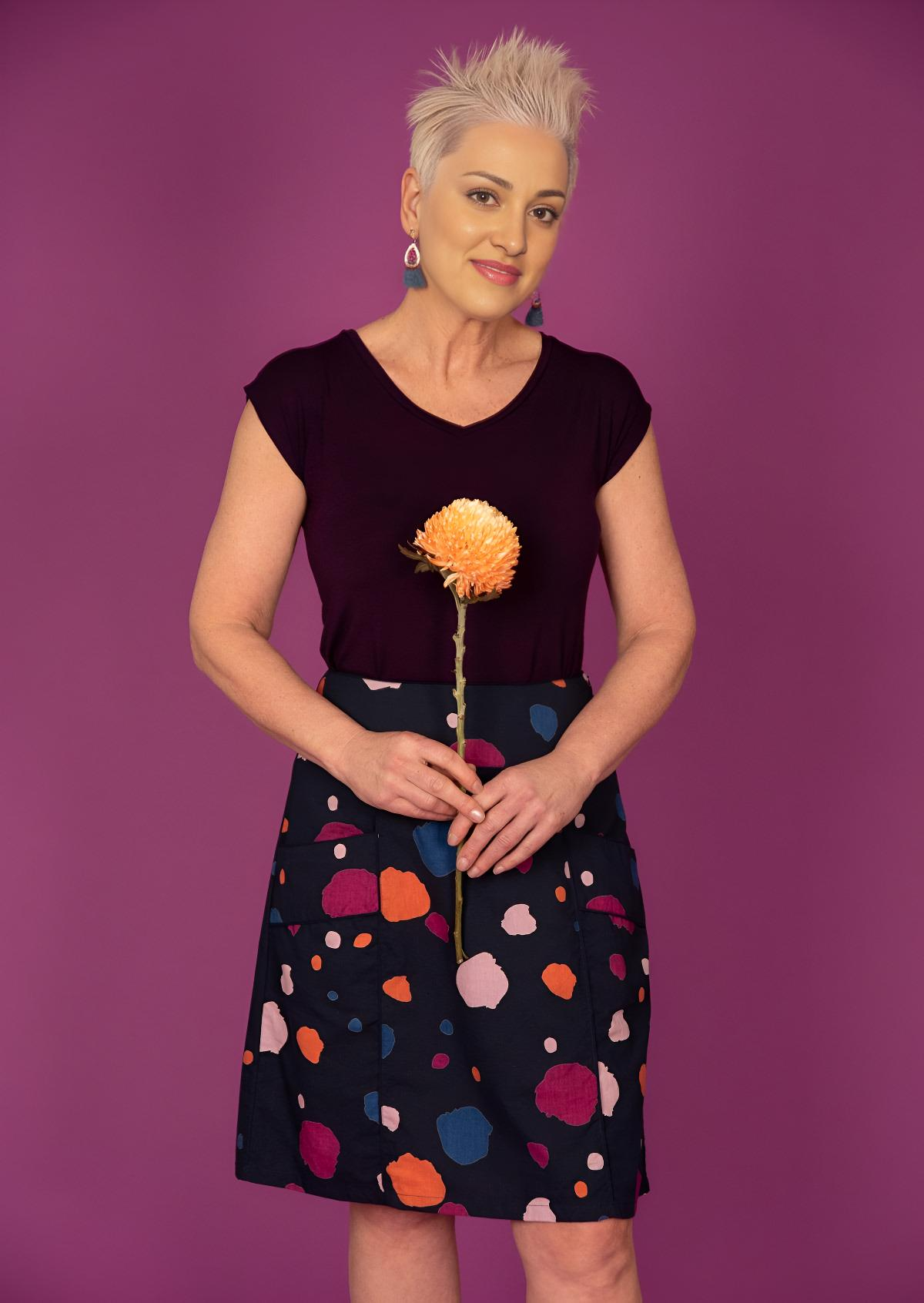 Aalia Skirt Dapple