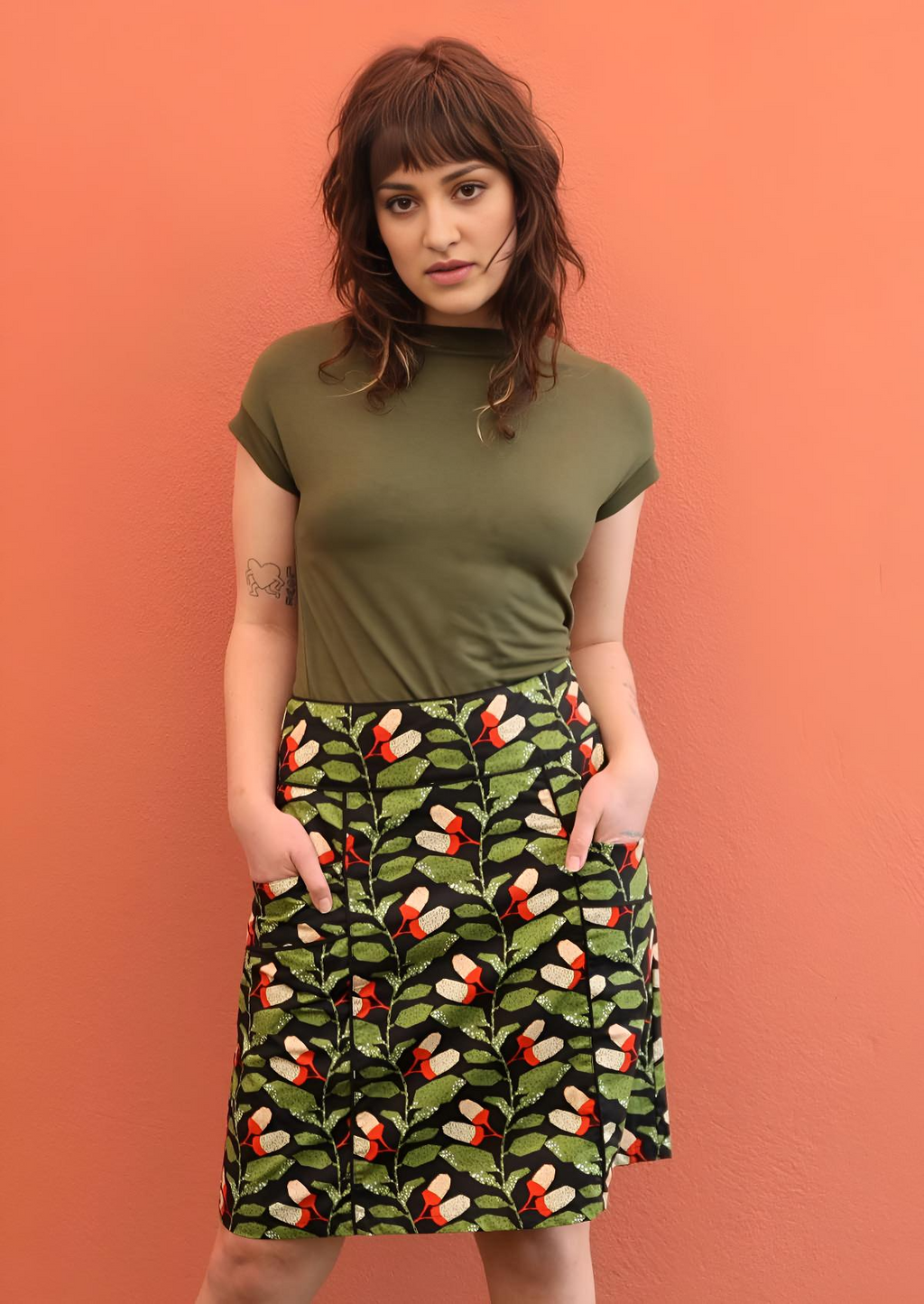 Aalia Skirt Oak
