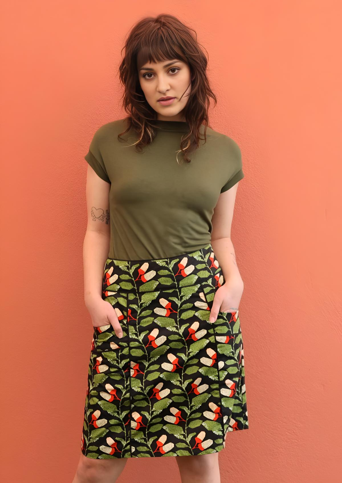 Aalia Skirt Oak