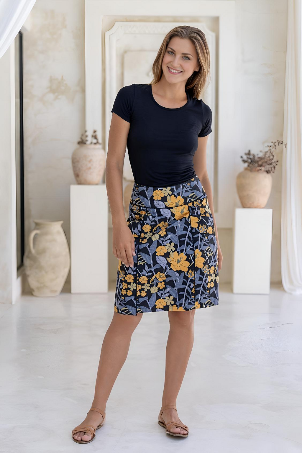 Aalia Skirt Night Shade