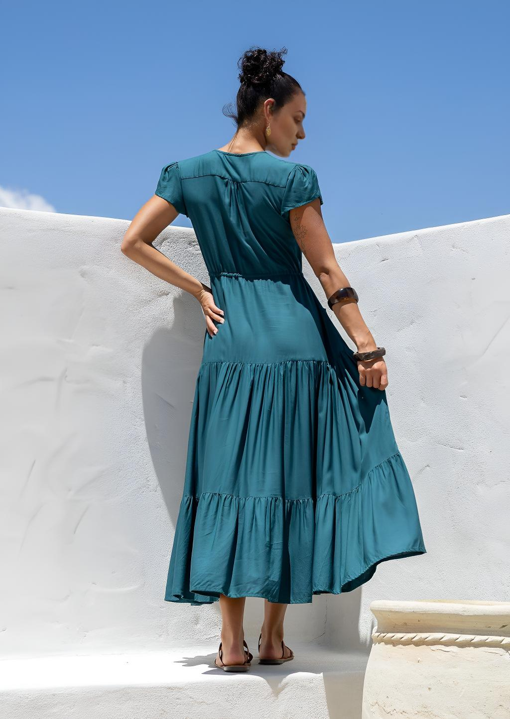 Acacia Maxi Dress Spruced Up