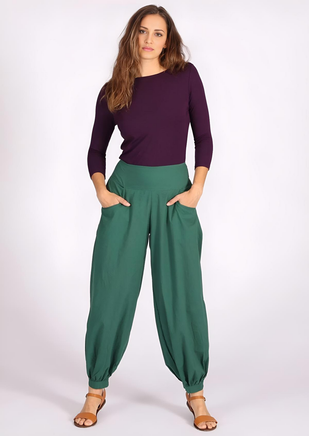 Acapulco Pants Hunter Green