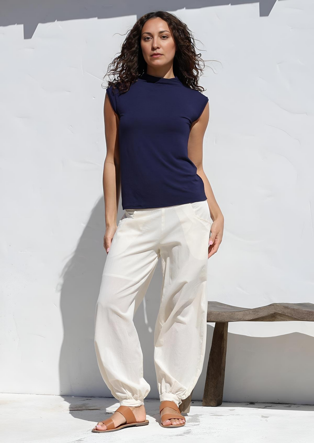 Acapulco Pants Natural White