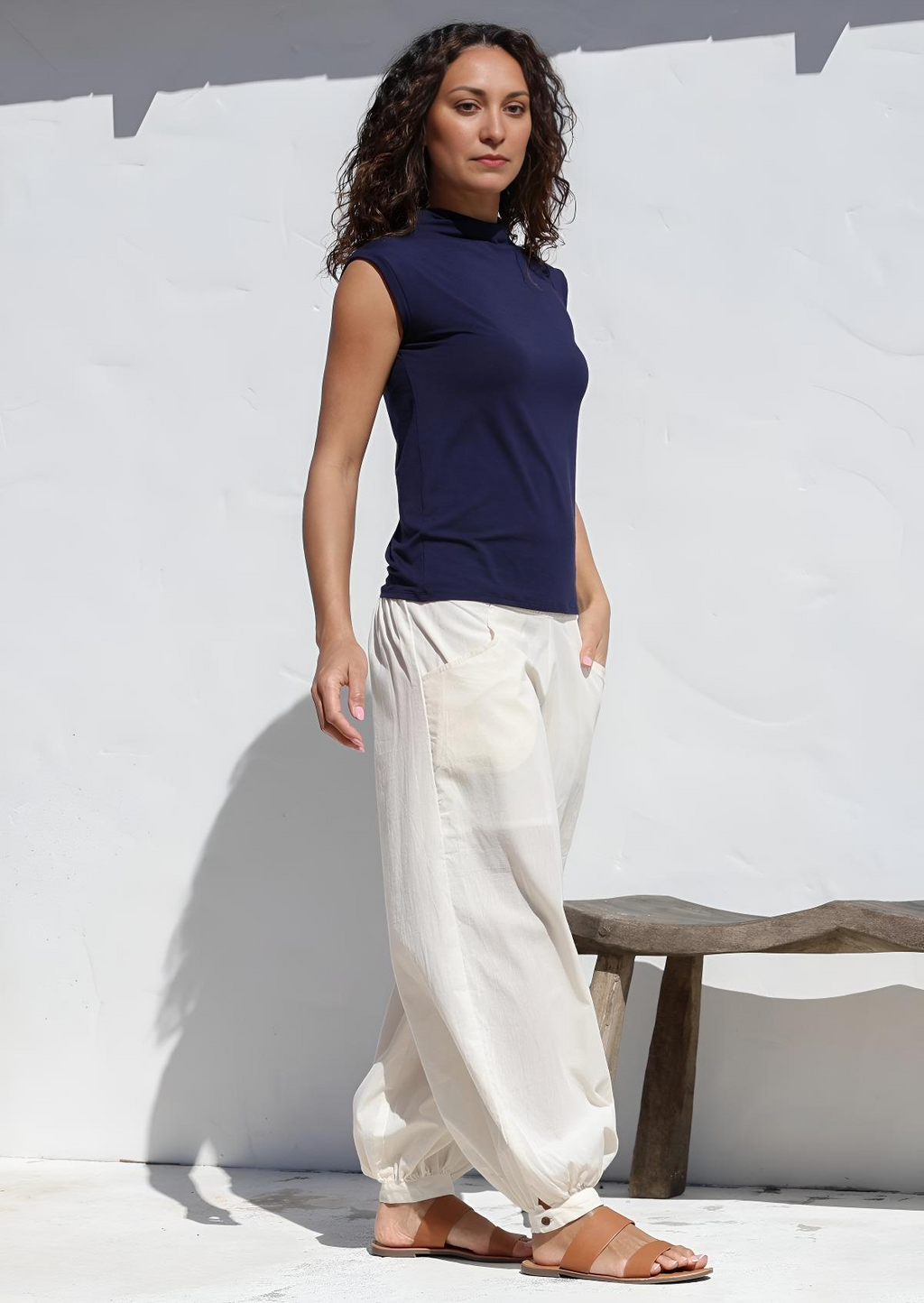 Acapulco Pants Natural White