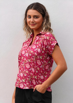 Aria Top Cranberry
