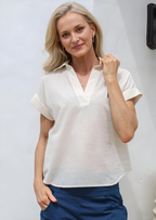 Aria Top Natural White