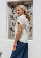 Aria Top Natural White