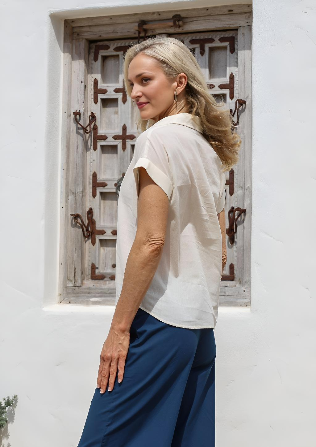 Aria Top Natural White