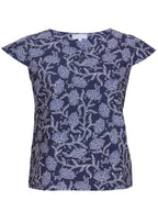 Aubrey Top Blue front mannequin photo