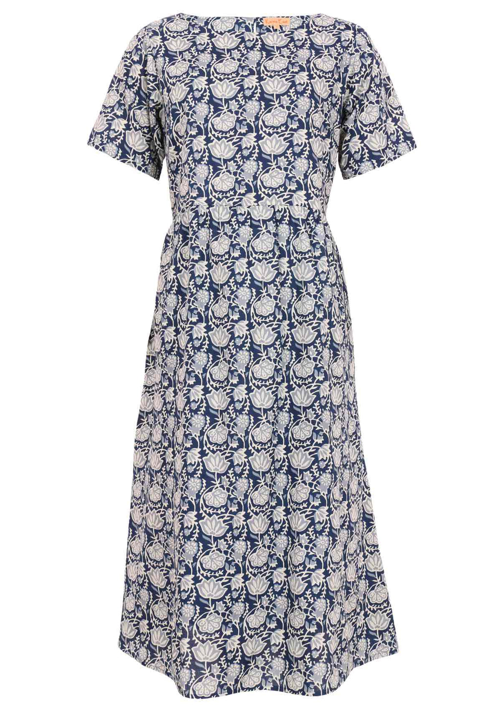 Mannequin front of dress. 