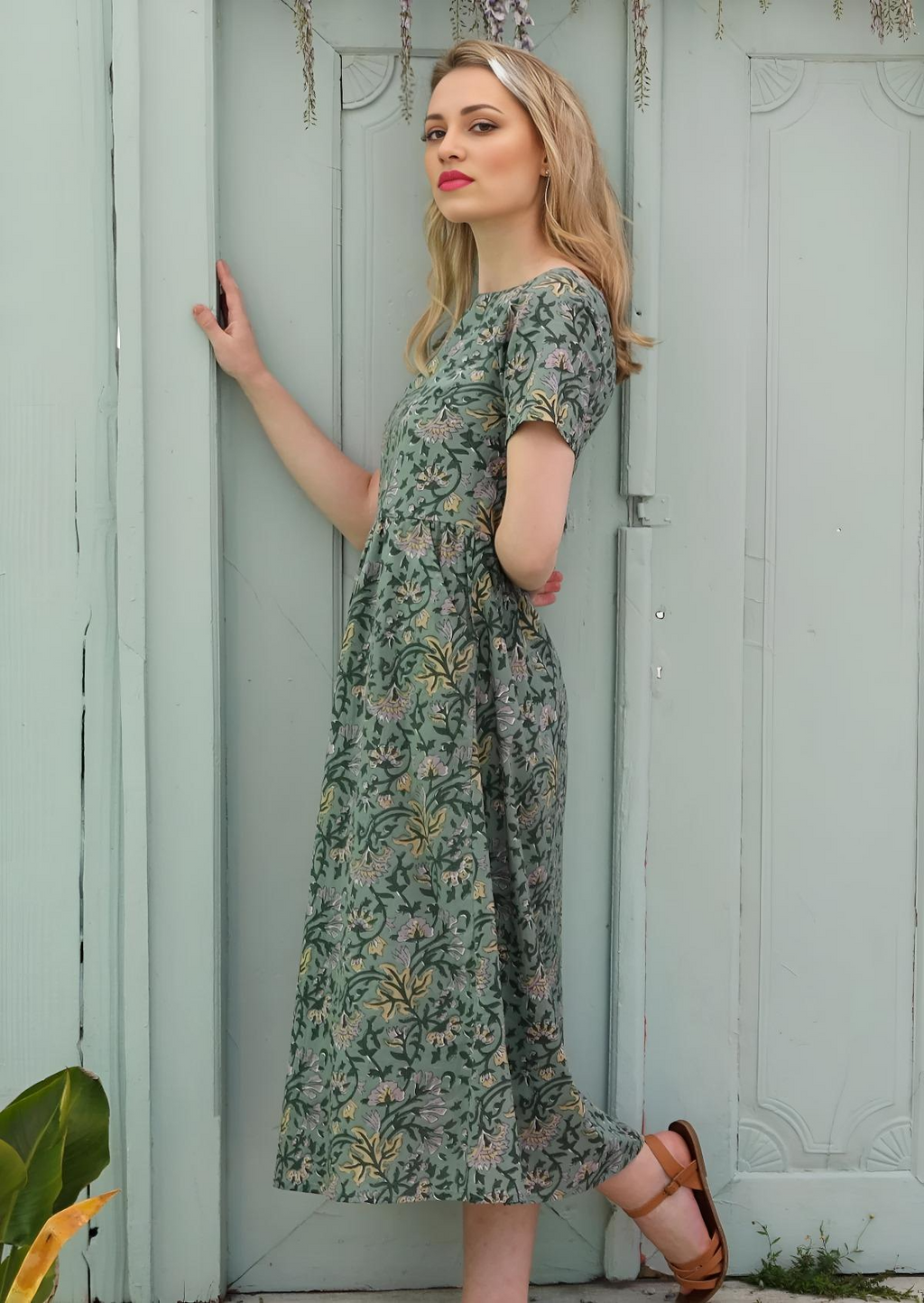 August Dress Sage