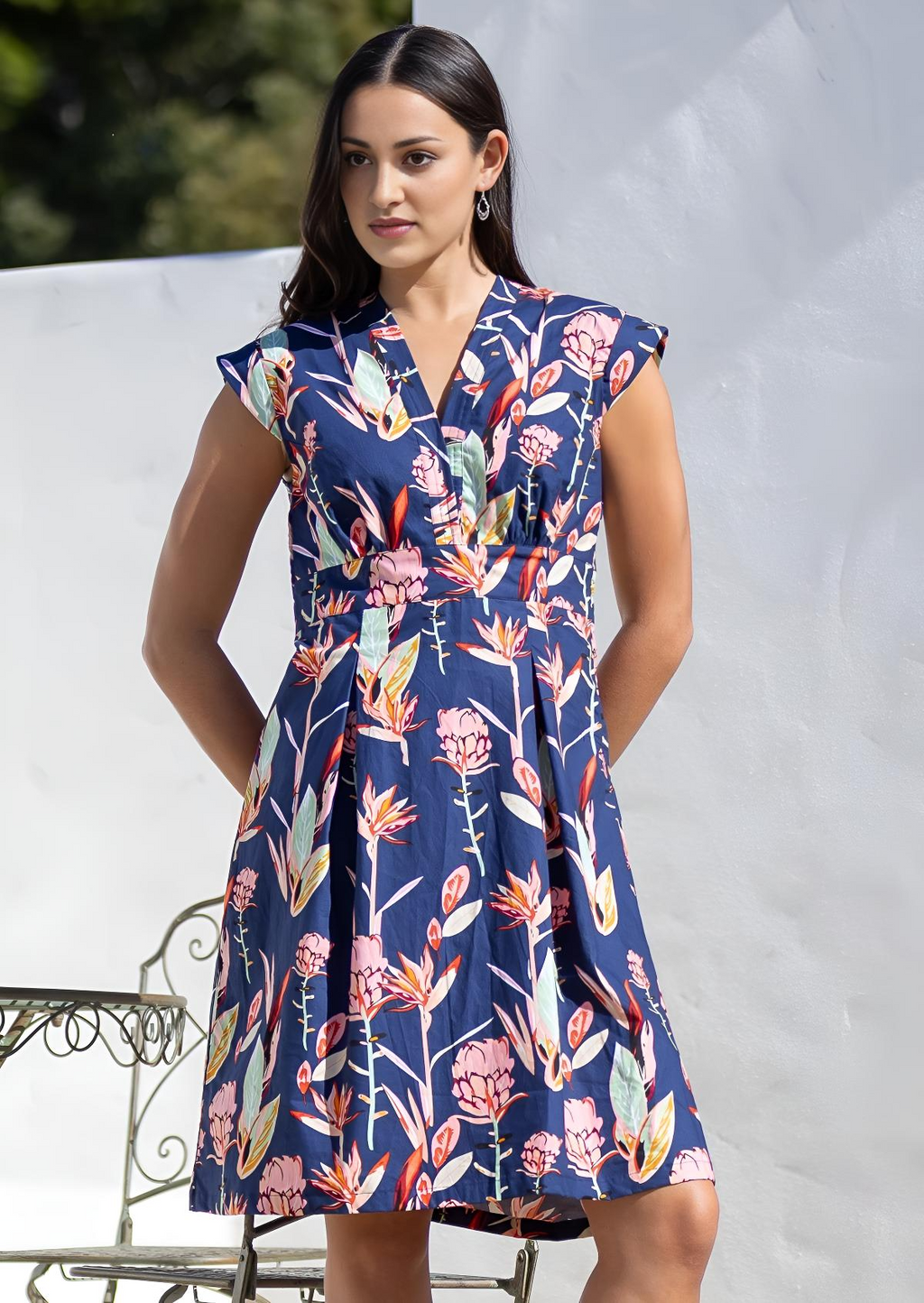 Billie Dress Bird of Paradise