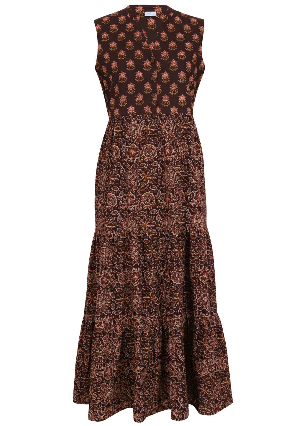 Boho Tiered Maxi Dress Mahika