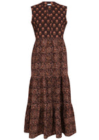 Boho Tiered Maxi Dress Mahika