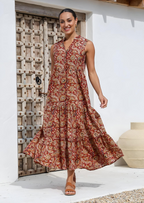 Boho Tiered Maxi Dress Mayur