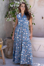 Boho Tiered Maxi Dress Poppy