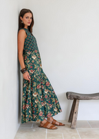 Boho Tiered Maxi Dress Wild Garland