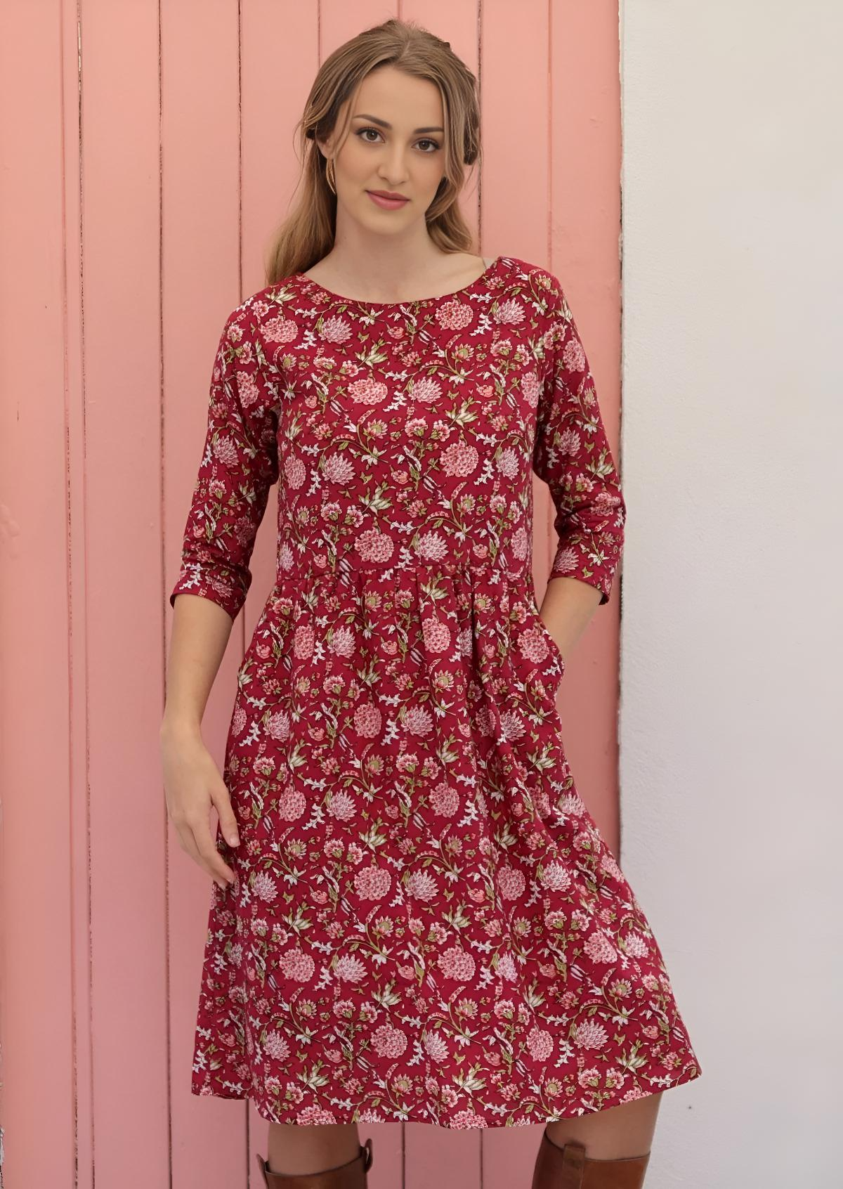 Briar Dress Cranberry