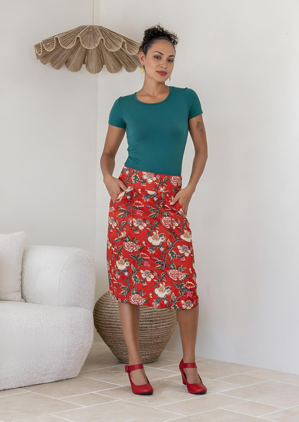 Bridgette Skirt Mistlerose