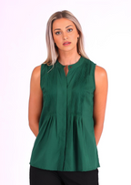 Camille Top Hunter Green
