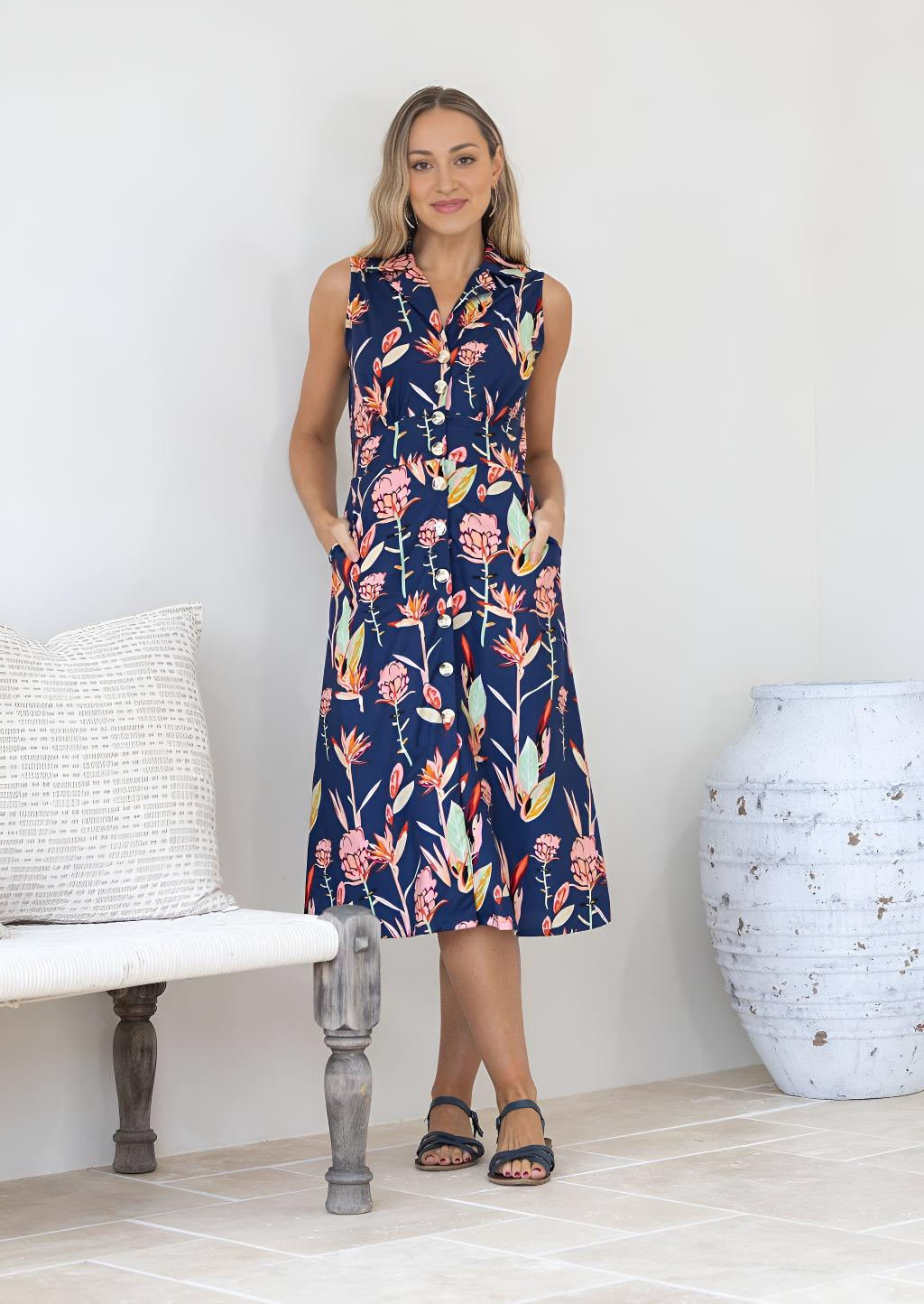 Charlie Dress Bird of Paradise