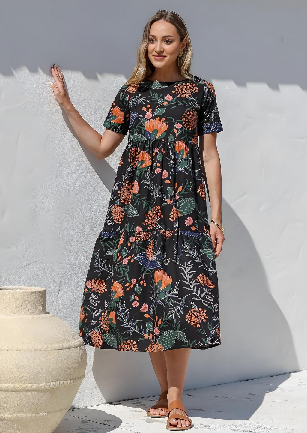 Claudia Dress Queen Protea