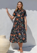 Claudia Dress Queen Protea