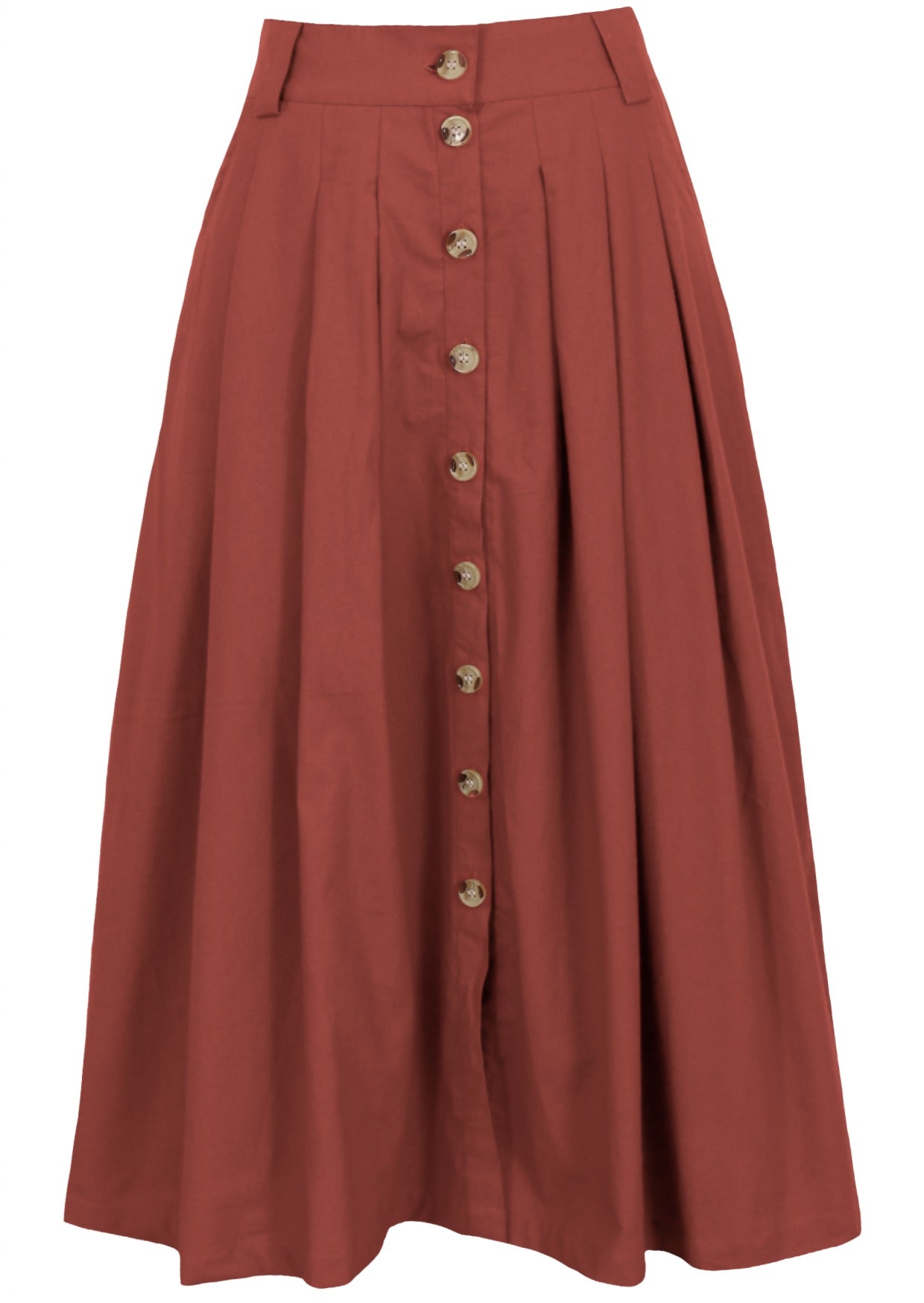 Cora Skirt Burnt Henna